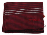 Missoni Elegant Wool Silk Blend Striped Scarf