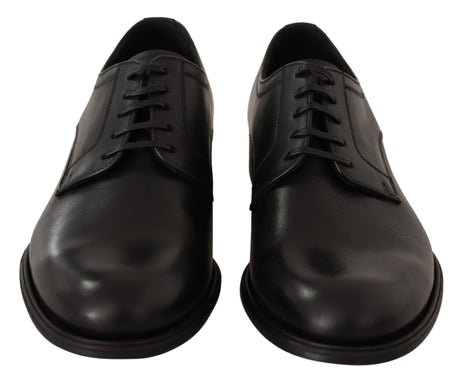 Dolce & Gabbana Elegant Black Derby Formal Shoes