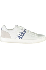 Napapijri White Leather Men Sneaker