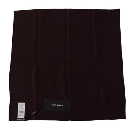 Dolce & Gabbana Elegant Silk Square Men's Scarf