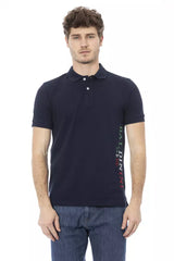 Baldinini Trend Blue Cotton Men Polo Shirt