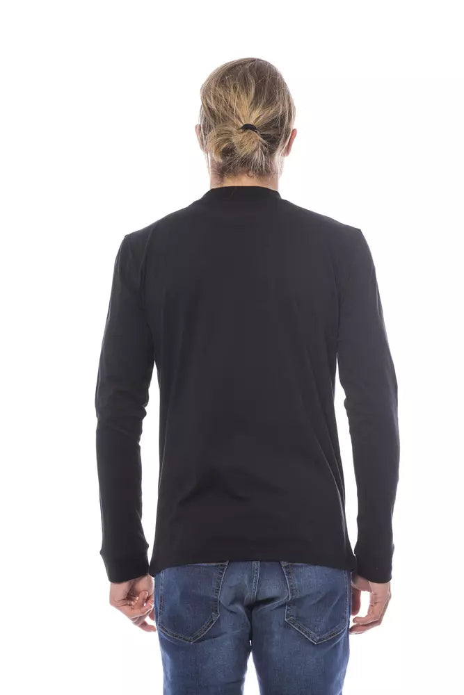 Verri Black Cotton Men Sweater