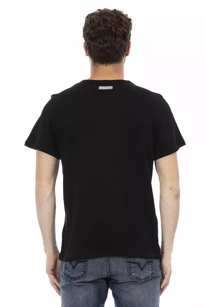 Bikkembergs Black Cotton Men T-Shirt