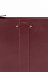 Trussardi Brown Leather Men Clutch