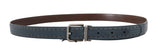 Dolce & Gabbana Elegant Blue Leather Men's Belt