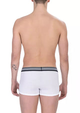 Bikkembergs White Cotton Men Trunk