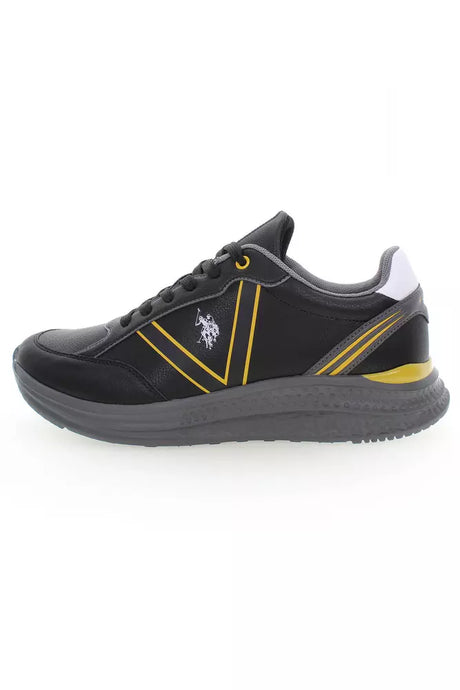 U.S. POLO ASSN. Black Polyester Men Sneaker