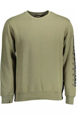 Napapijri Green Cotton Men Sweater