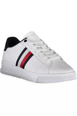 Tommy Hilfiger White Leather Mens Sneaker