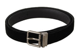 Dolce & Gabbana Elegant Velvet Designer Belt