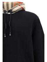 Burberry Elegant Oversize Black Samuel Hoodie