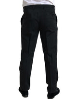 Dolce & Gabbana Elegant Black Slim Fit Two-Piece Suit