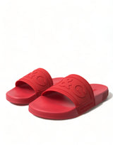 Dolce & Gabbana Radiant Red Men's Slide Sandals