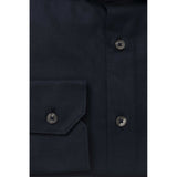 Bagutta Blue Cotton Men's Shirt