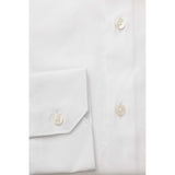 Bagutta White Cotton Men Shirt