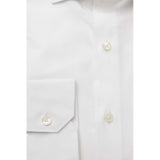 Bagutta White Cotton Men Shirt