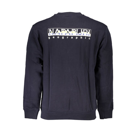 Napapijri Blue Cotton Men Sweater