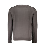 Napapijri Gray Cotton Men Sweater