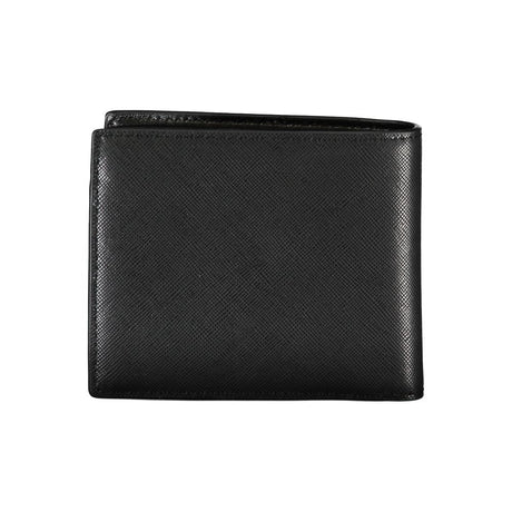 Tommy Hilfiger Black Leather Men Wallet