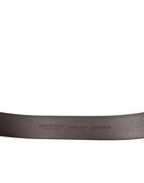 Dolce & Gabbana Elegant Brown Calf Leather Belt - Timeless Accessory