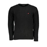 U.S. Grand Polo Black Fabric Sweater