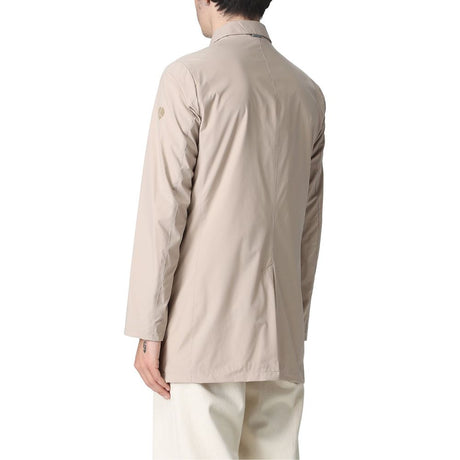 People Of Shibuya Beige Polyester Men Jacket