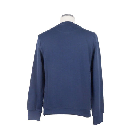 Bikkembergs Blue Cotton Men Sweater