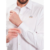 La Martina White Cotton Shirt