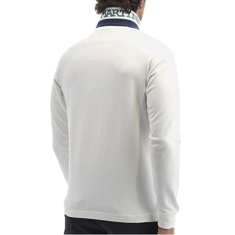 La Martina White Cotton Polo Shirt