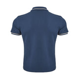 Corneliani Elegant Blue Italian Cotton Polo Shirt