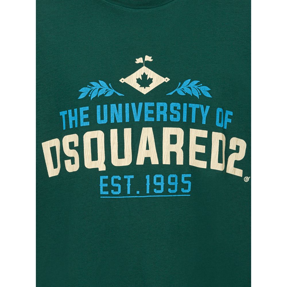 Dsquared² Green Cotton T-Shirt