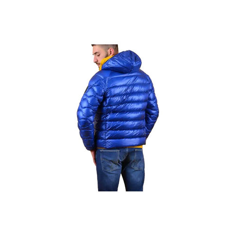 Refrigiwear Blue Nylon Mens Down Jacket