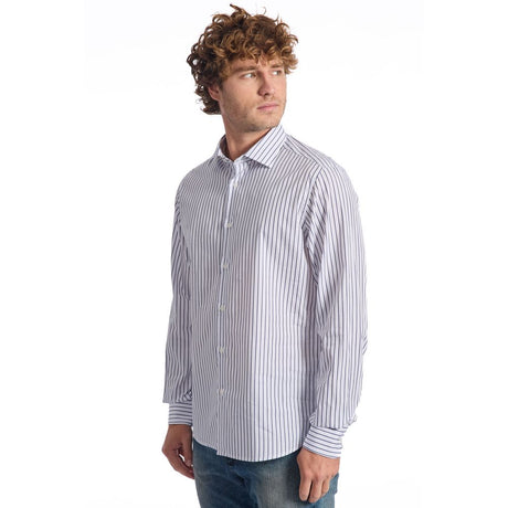 Baldinini Trend Light Blue Cotton Men Shirt