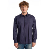 Baldinini Trend Blue Cotton Men Shirt