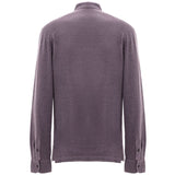 Corneliani Purple Cotton Polo Shirt