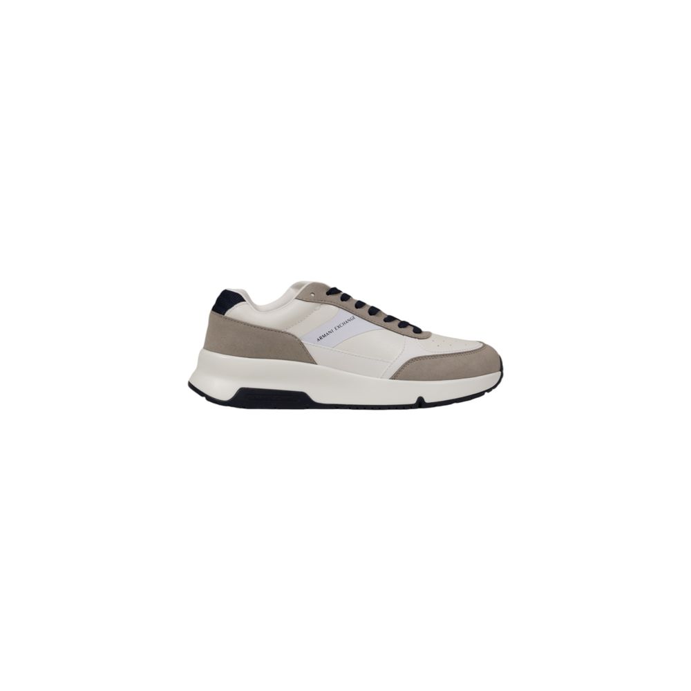 Armani Exchange White Polyester Sneaker