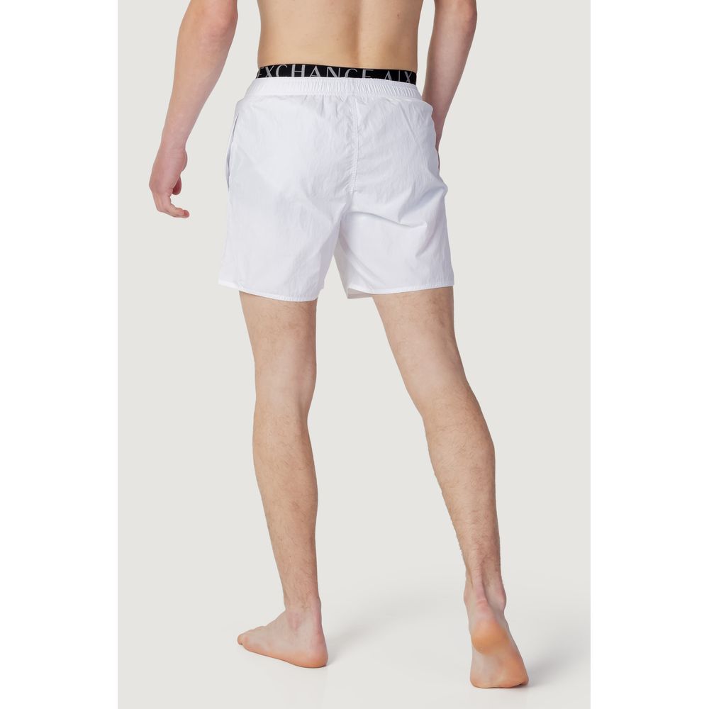 Armani Exchange White Polyester Swimwear