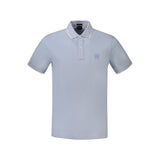 Hugo Boss Light Blue Cotton Polo Shirt