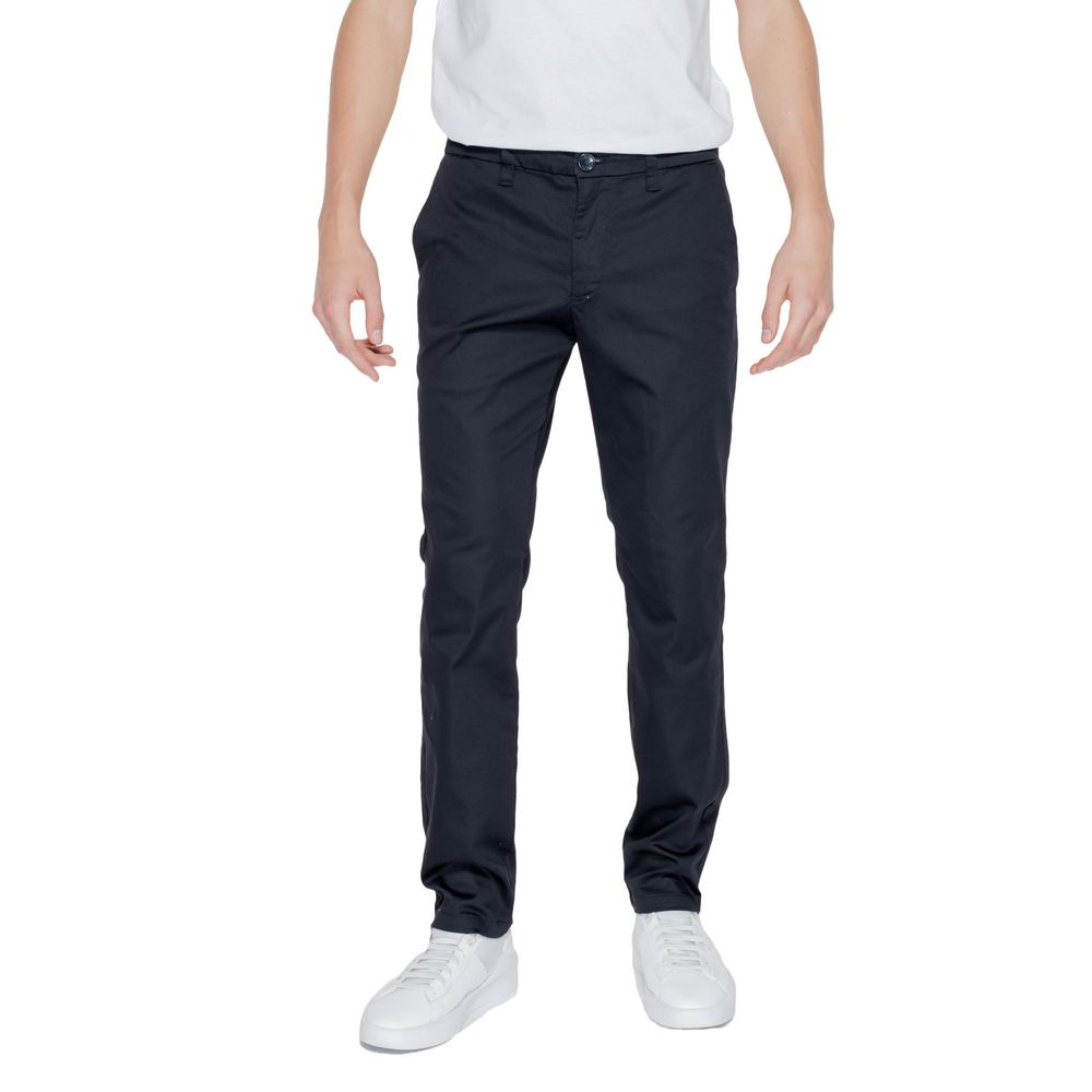 Armani Exchange Black Cotton Jeans & Pant