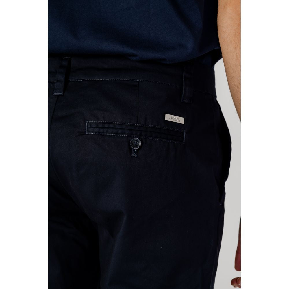 Armani Exchange Blue Cotton Jeans & Pant