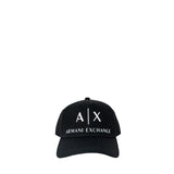 Armani Exchange Black Cotton Hats & Cap