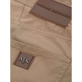 Armani Exchange Brown Cotton Jeans & Pant