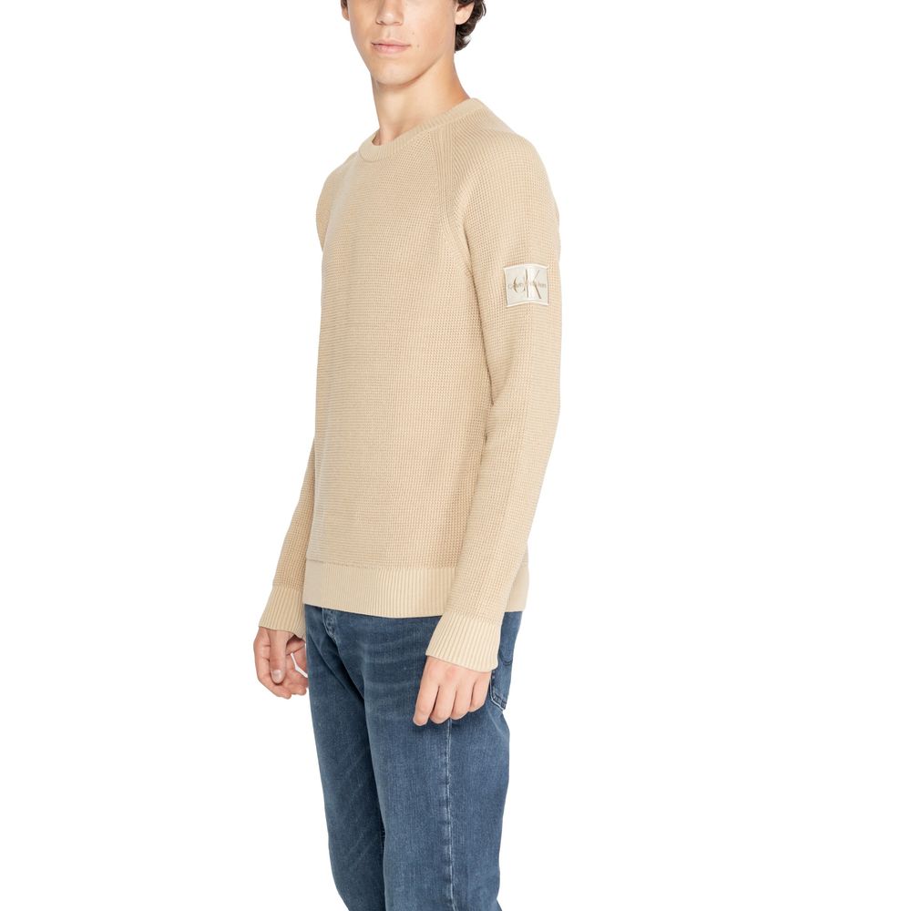 Calvin Klein Jeans Beige Organic Cotton Sweater