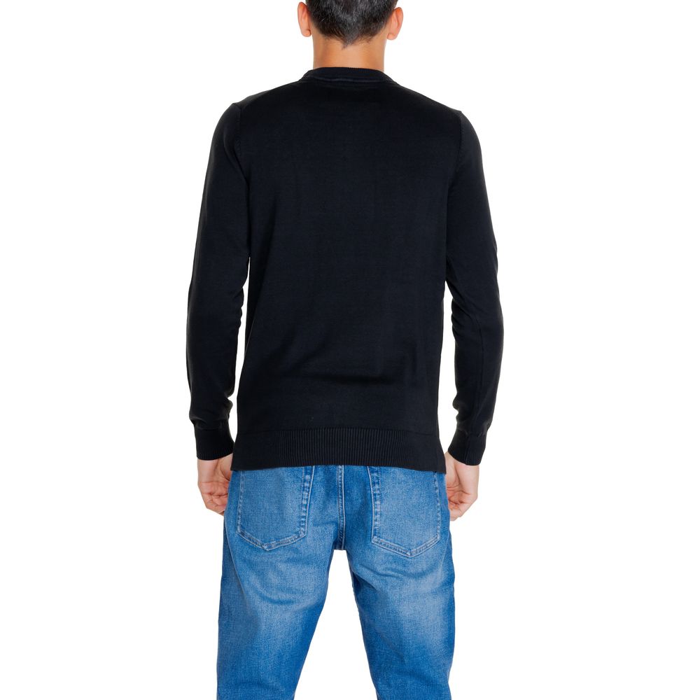 Calvin Klein Jeans Black Recycled Cotton Sweater