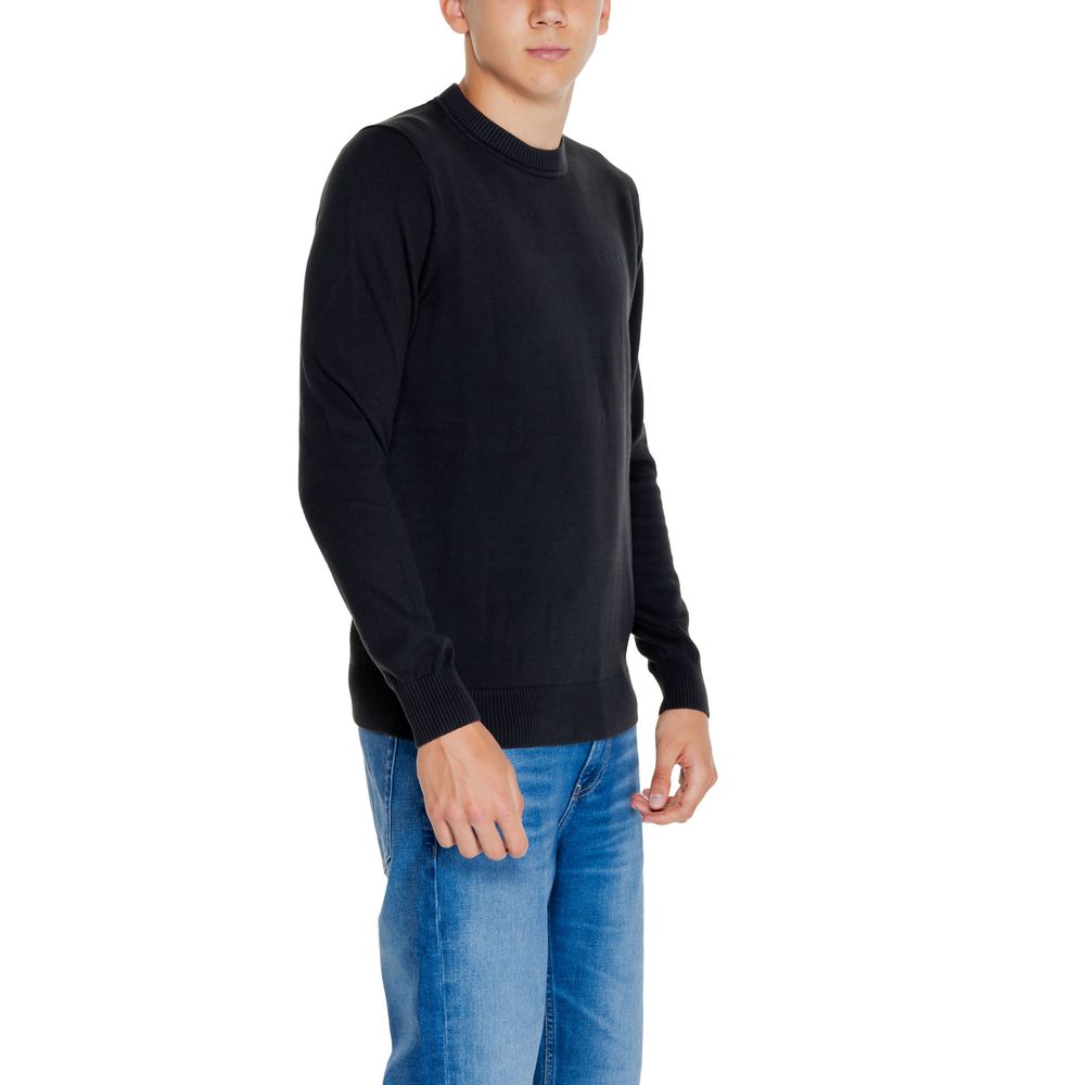 Calvin Klein Jeans Black Recycled Cotton Sweater