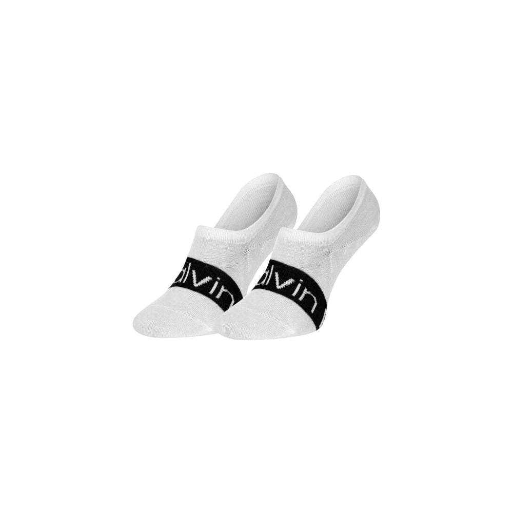 Calvin Klein White Cotton Sock