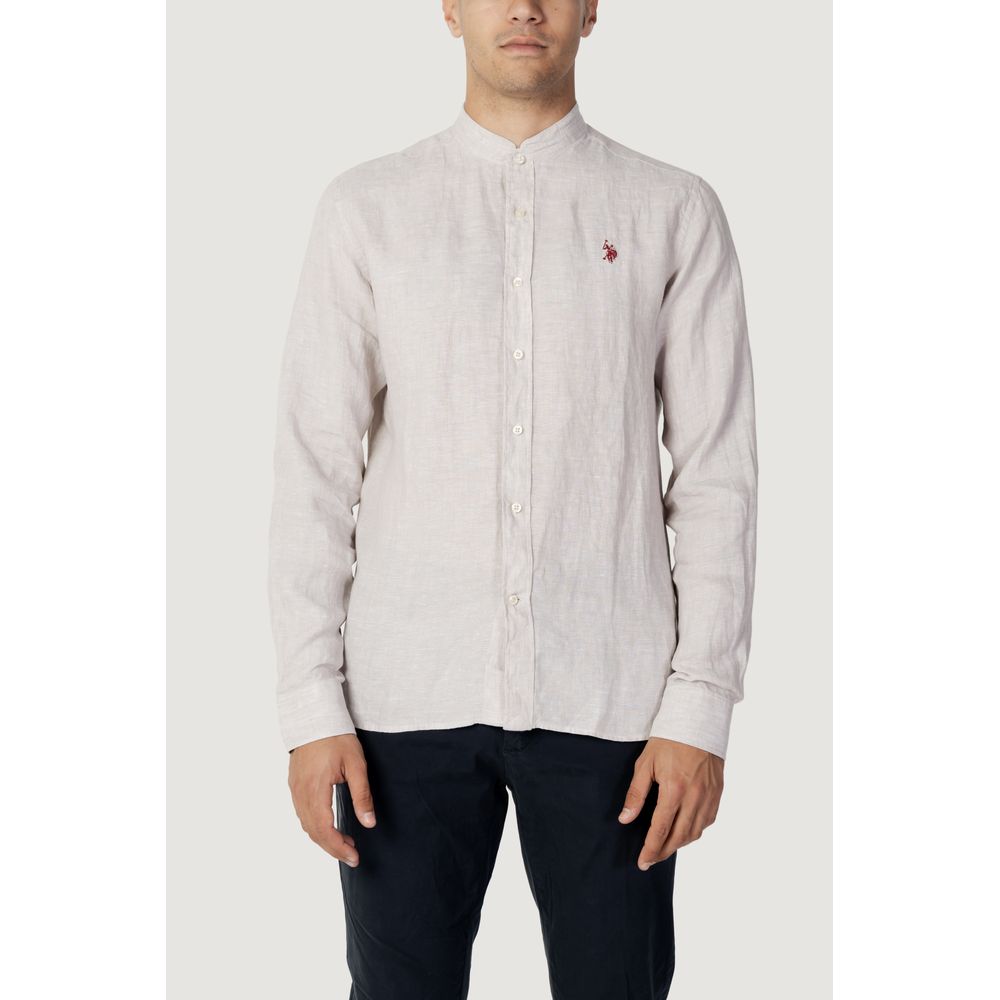 U.S. POLO ASSN. Beige Linen Shirt