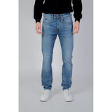 Gas Light Blue Cotton Jeans & Pant