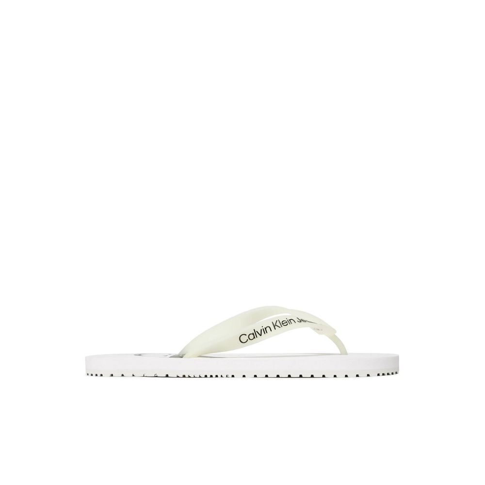 Calvin Klein Jeans White Polyethylene Sandal