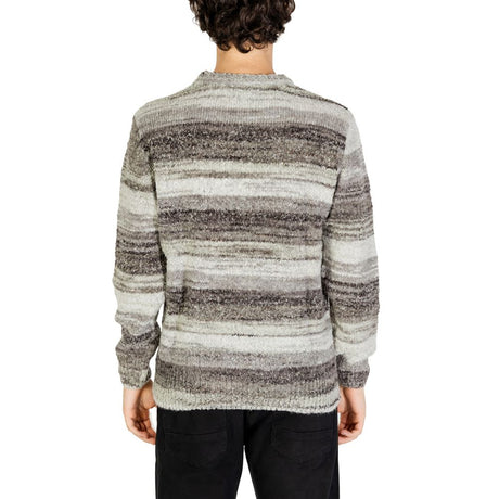 Gianni Lupo Gray Polyacrylic Sweater